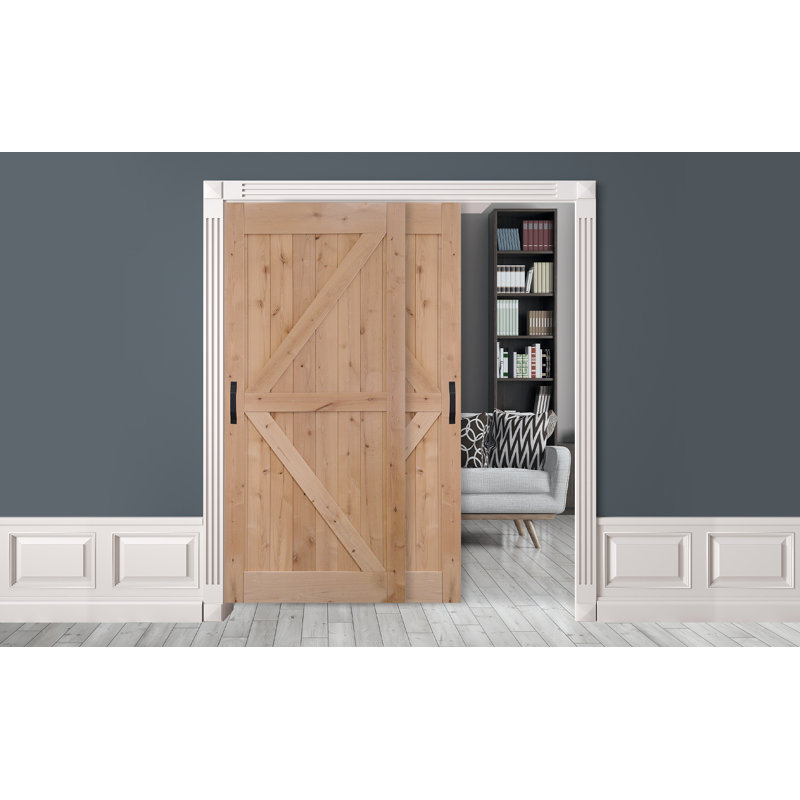 Lubann Top Hung Bypass Sliding Door Hardware Kit Wayfair